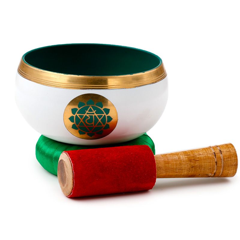 Bol cântător - chakră verde, diametru 10 cm, înălțime 5 cm
