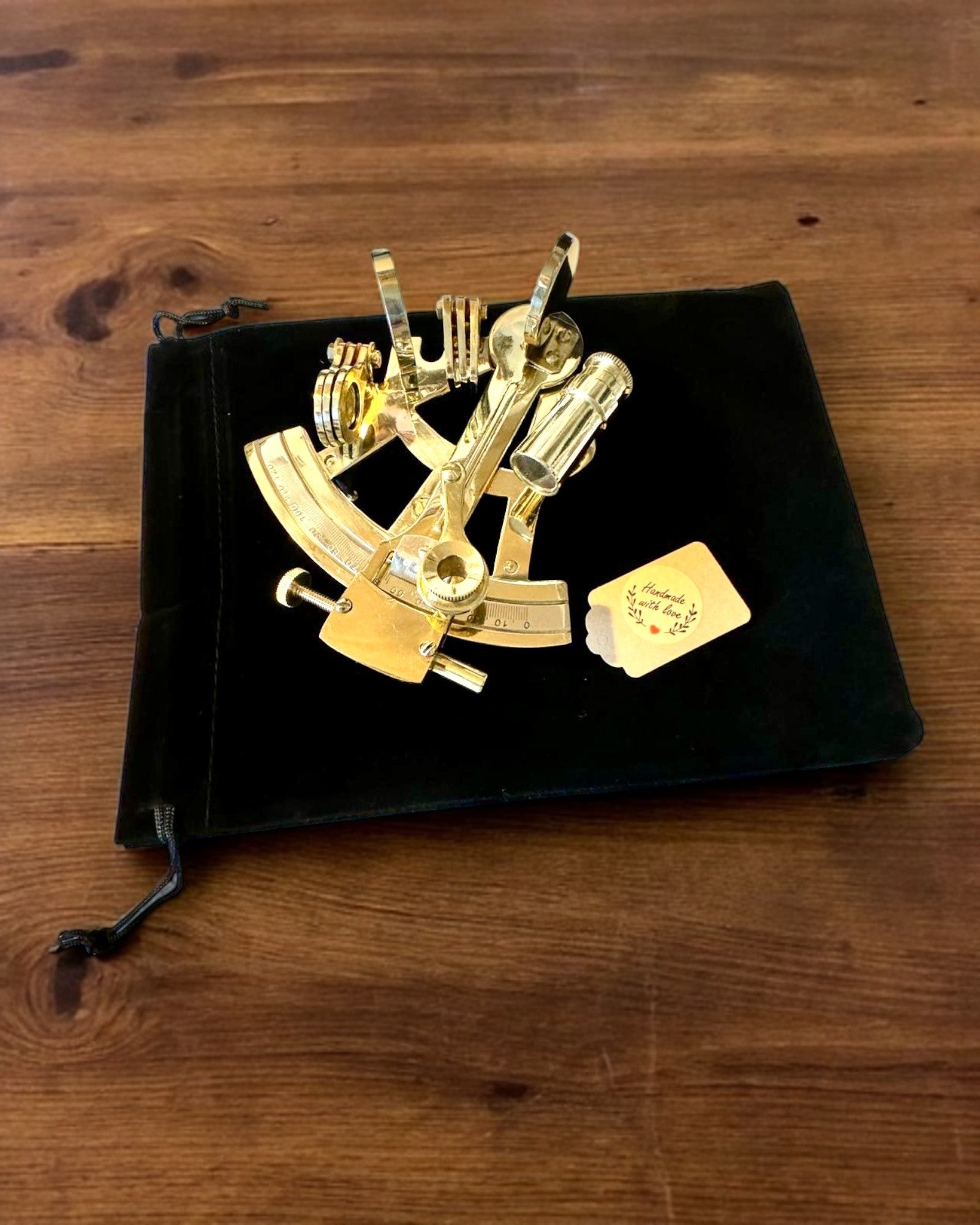 Sextant Artistic de culoare aurie - posibilitate de personalizare cu gravură