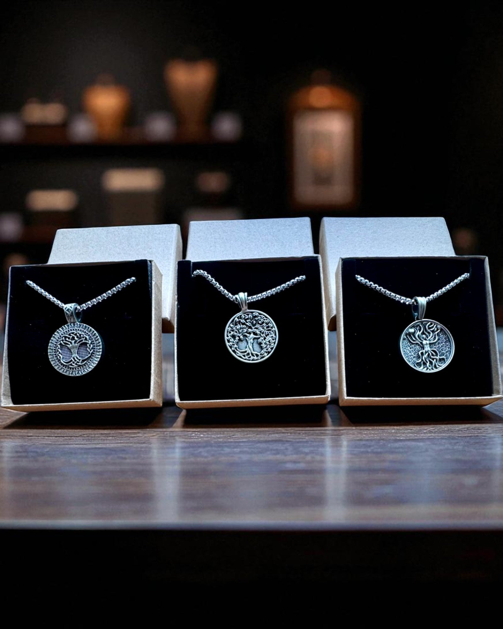 Amuletul Arborele Vieții cu Posibilitate de Gravare - colierul „Vitalitatea Naturii”, personalizare