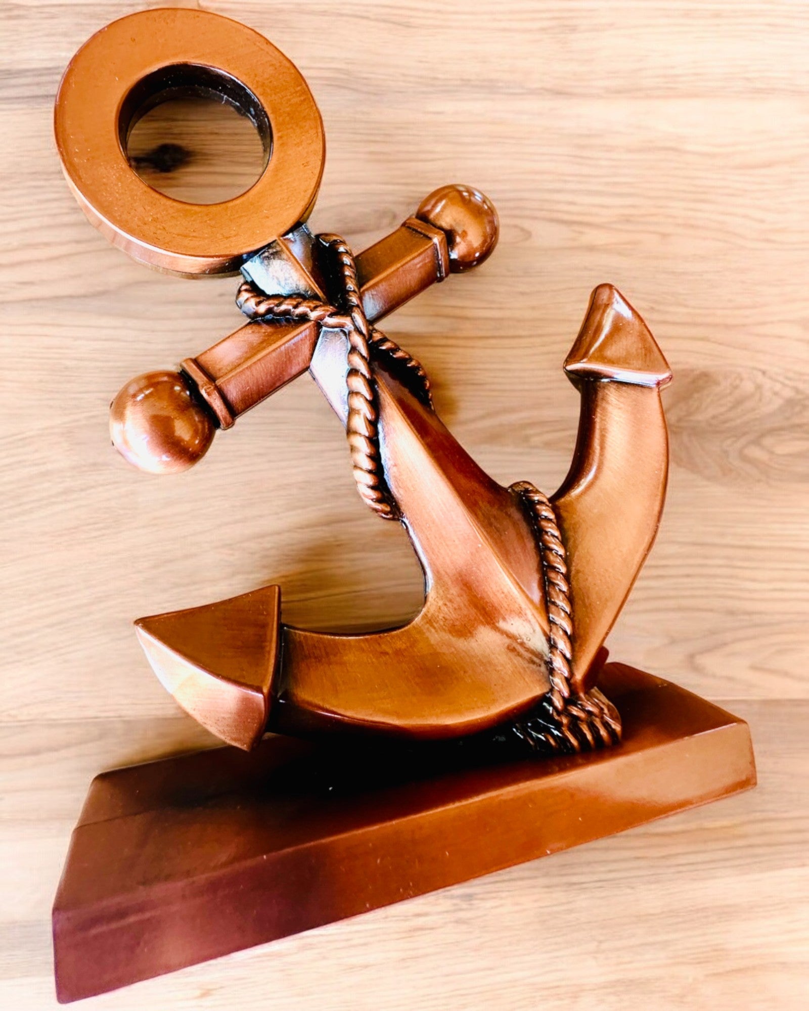 Ancoră Decorativă din Aluminiu - Decorațiune Elegantă cu Posibilitate de Gravare - 3 variante de culoare