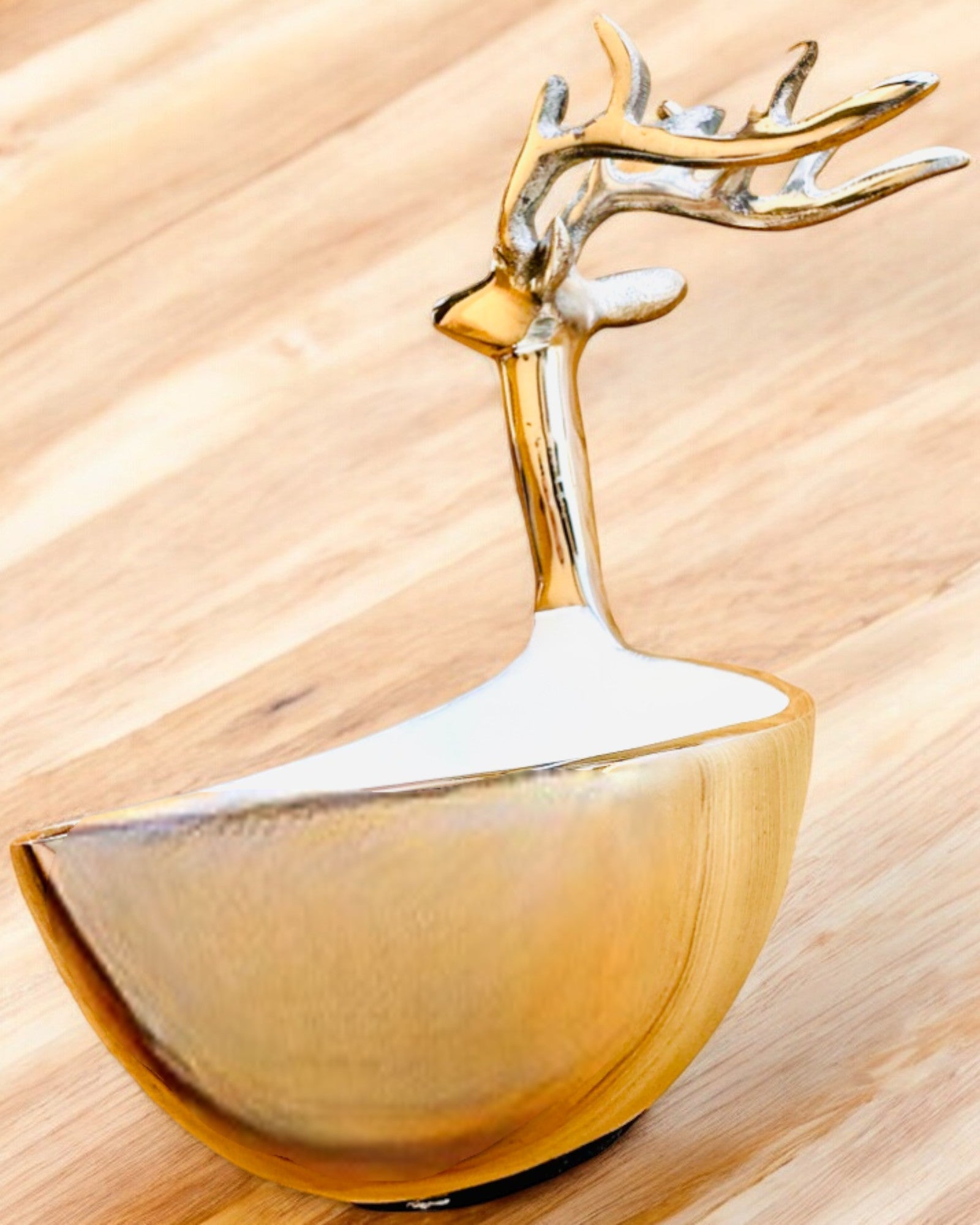 Elegancka miseczka Rogate Piękno – Rękodzieło z Indii, personalizacja grawerem