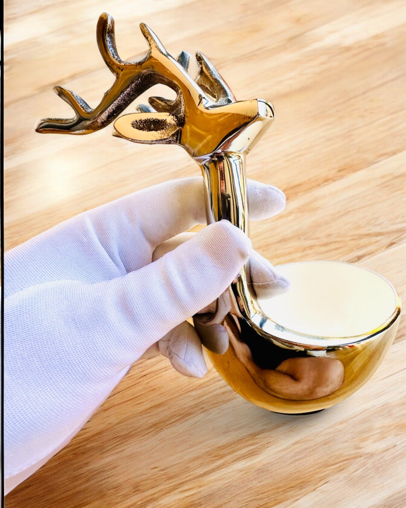 Elegancka miseczka Rogate Piękno – Rękodzieło z Indii, personalizacja grawerem