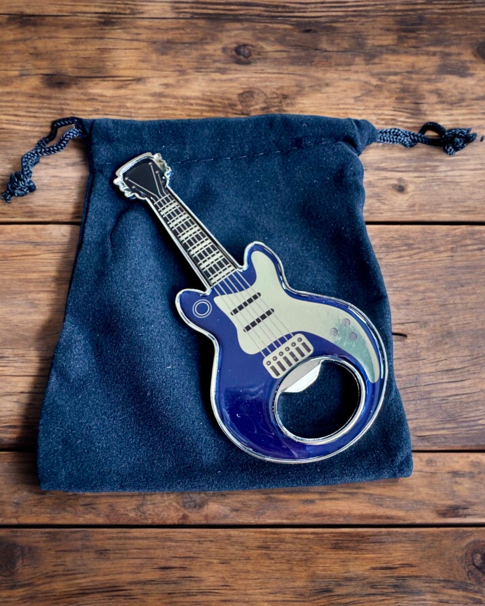 Deschizător de sticle Chitară Rock'n'Open, 2 variante, personalizare cu gravură pentru cadou