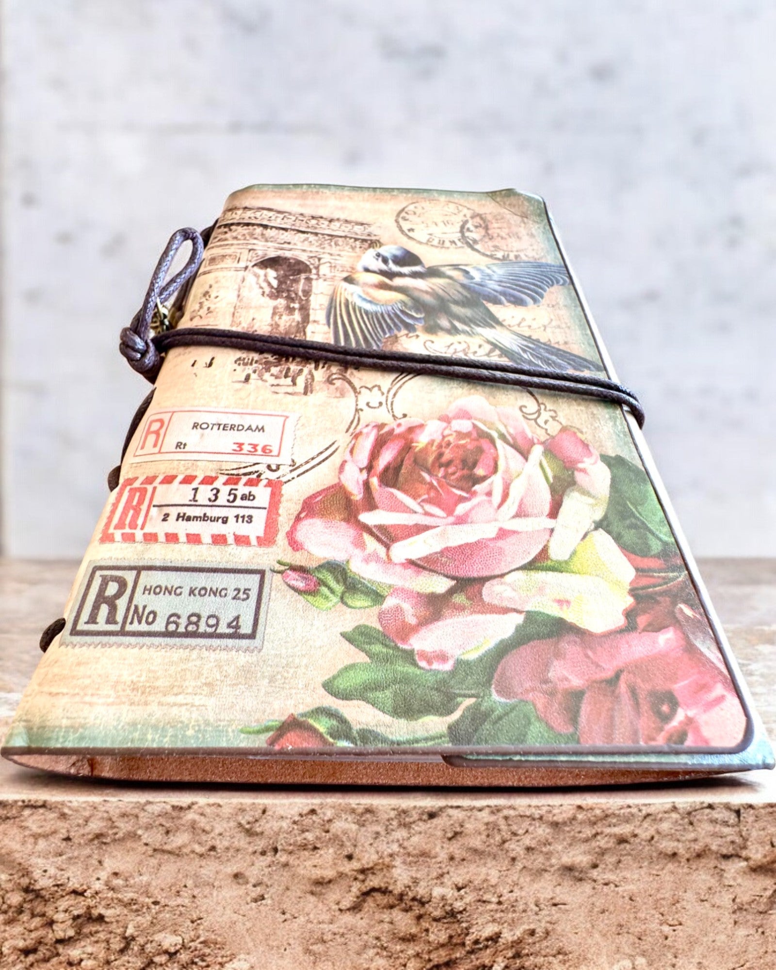 Notatnik Vintage Memoire cu gravură personalizată - 3 modele la alegere, caiet cadou