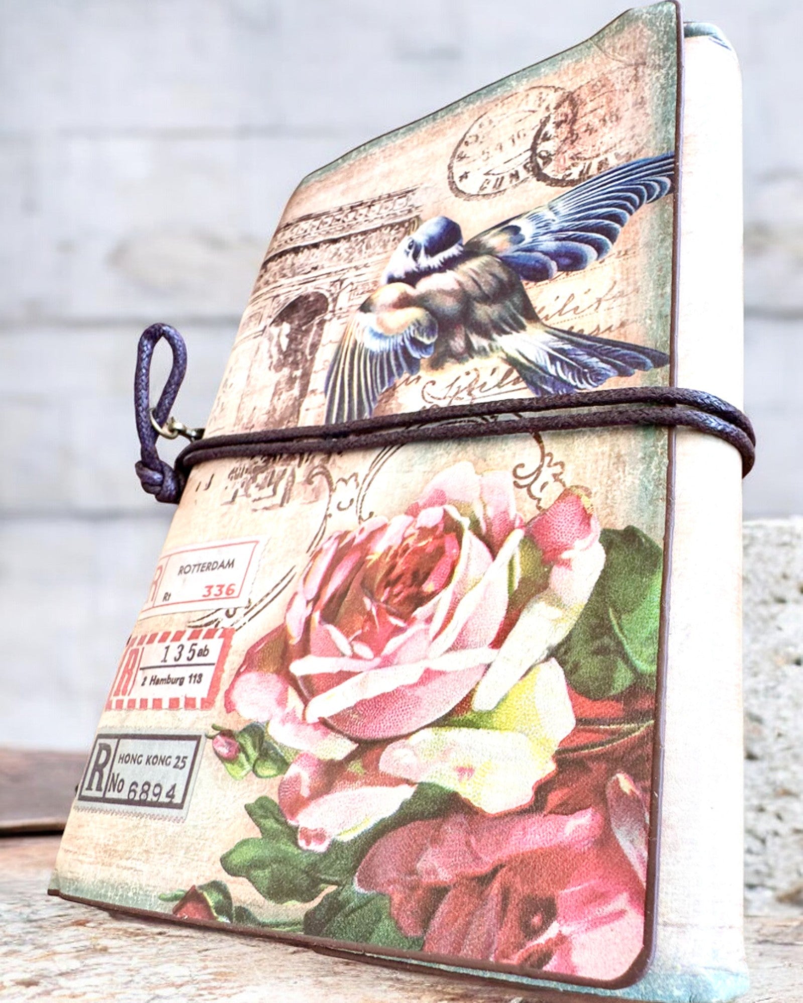 Notatnik Vintage Memoire cu gravură personalizată - 3 modele la alegere, caiet cadou