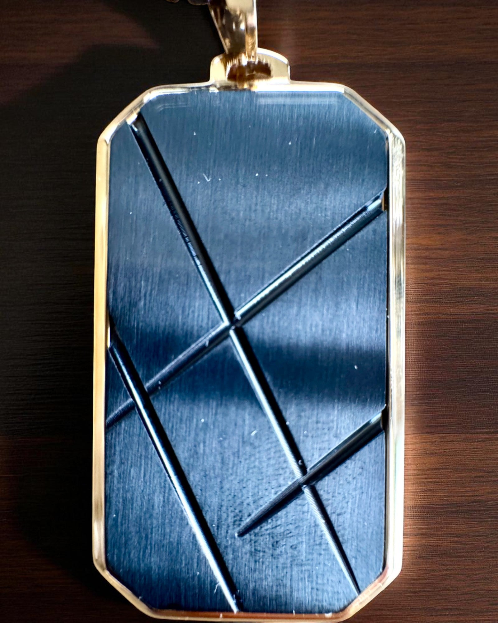 Colier bărbătesc Dog Tag „SteelVision” – oțel inoxidabil, 15 variante, personalizare cu gravură