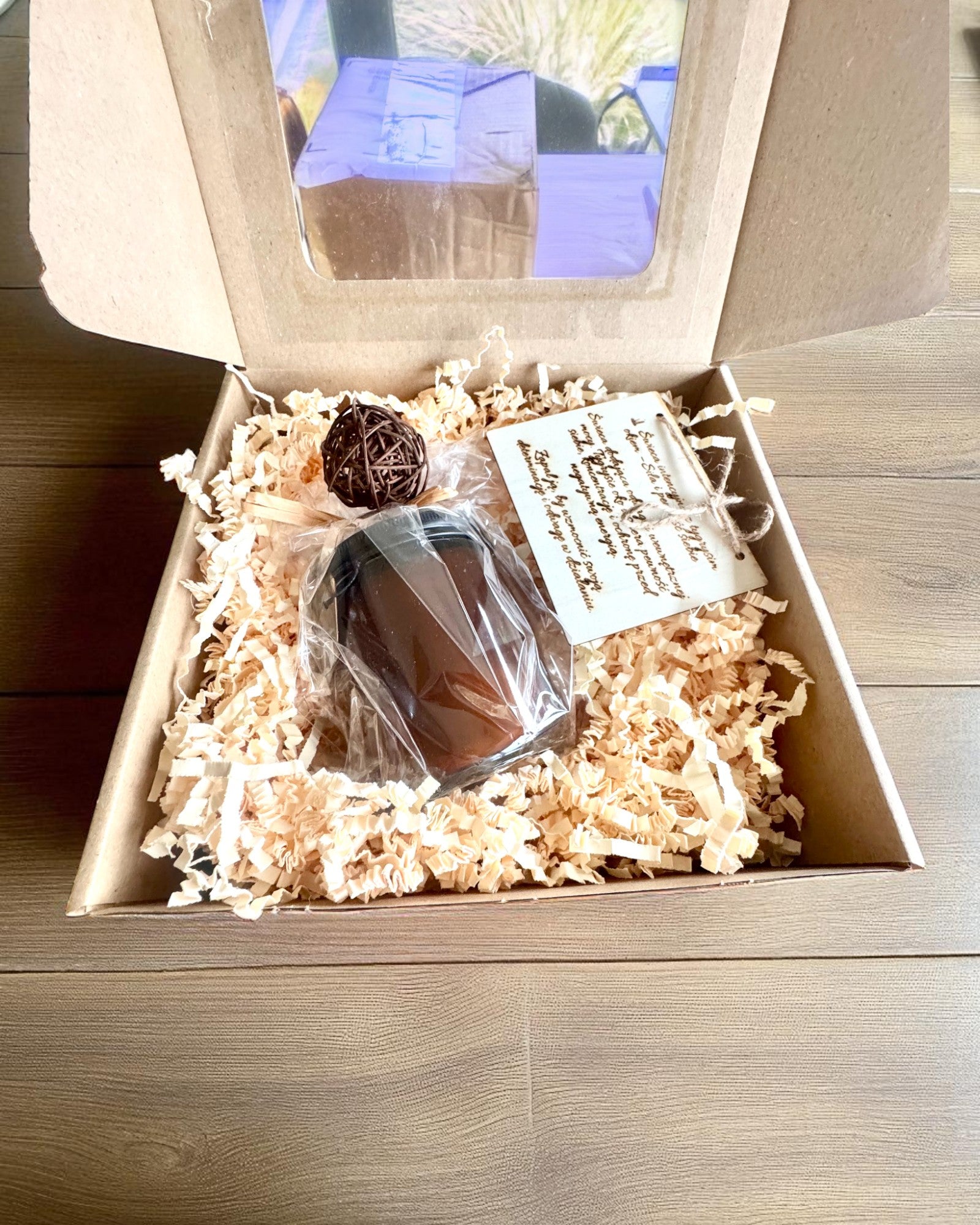 Świeca intencyjna Tygrysia Moc – Pewność siebie i dobrobyt, 250 ml, możliwość personalizacji nakrętki na prezent