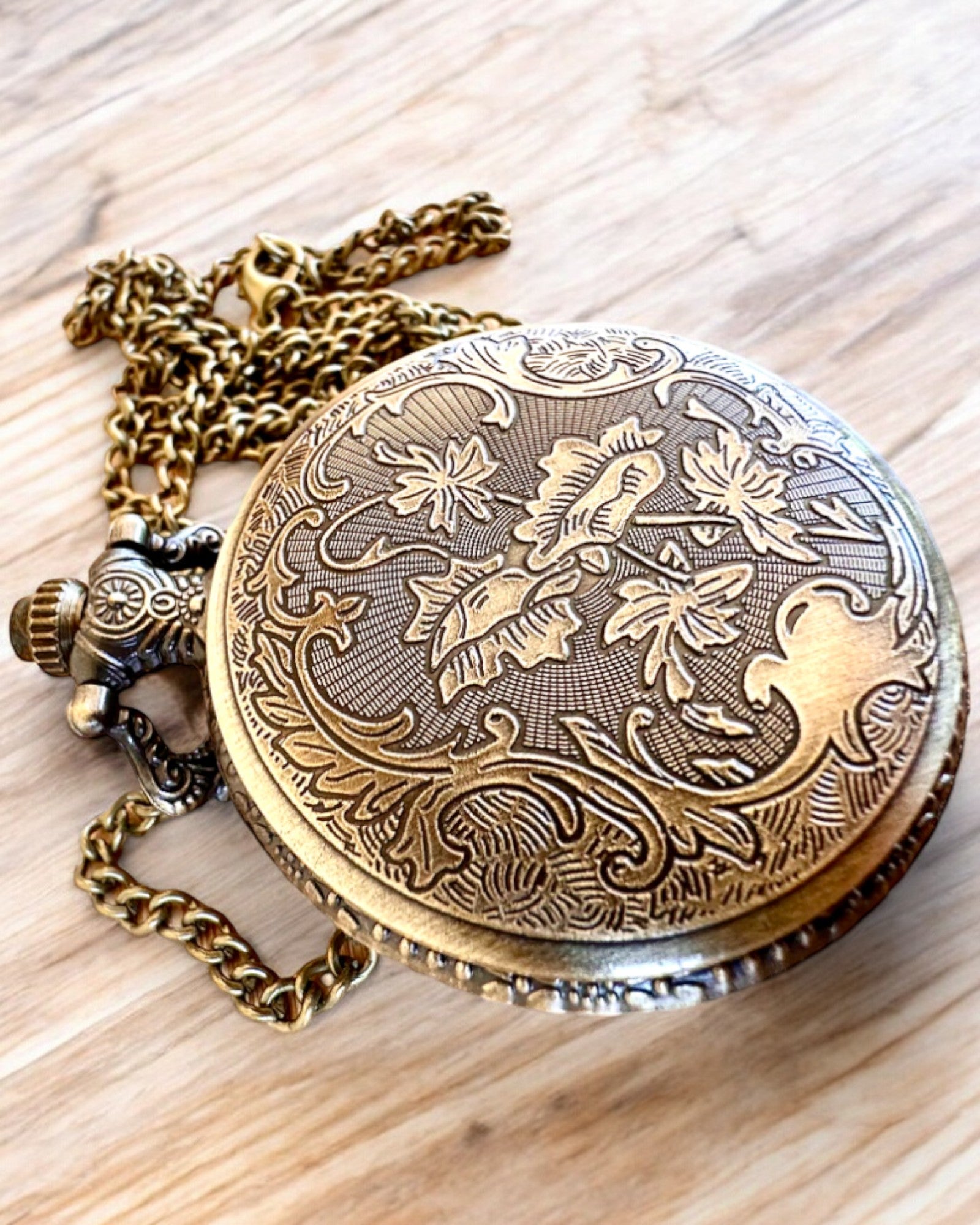 Ceas de buzunar "Vintage Charm" personalizare cu gravură pentru cadou
