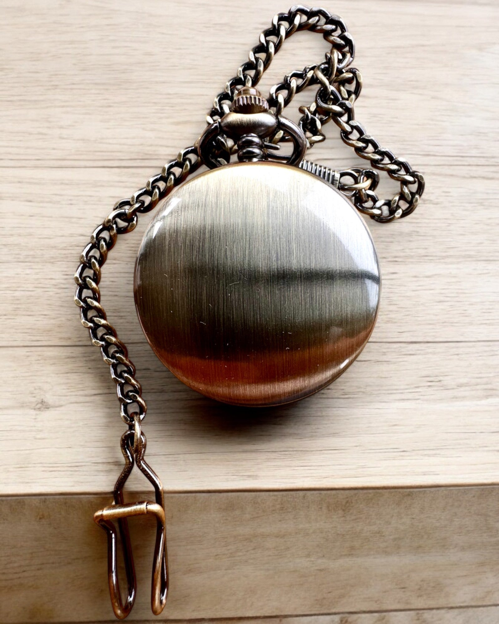 Ceas de buzunar clasic "Oldtimer" - eleganță retro stilată, posibilitate de personalizare cu gravură pentru cadou