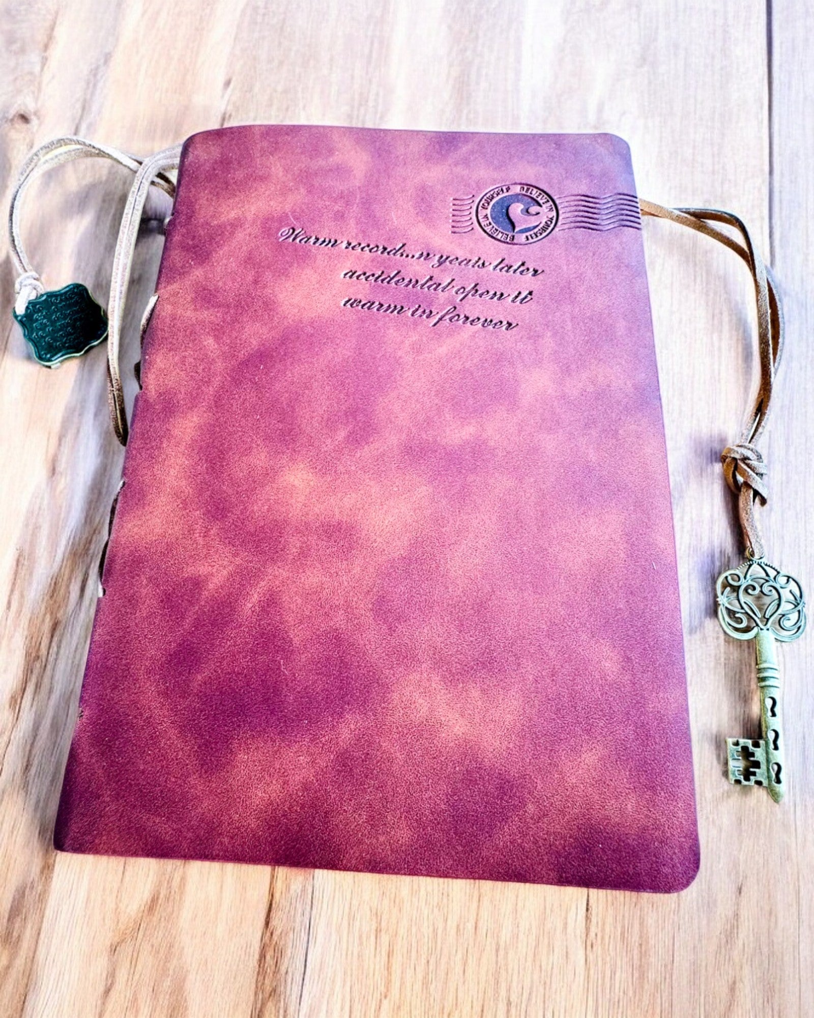 Notatnik Vintage „Klucz Przeszłości” - Posibilitate de gravare pentru cadou, notes