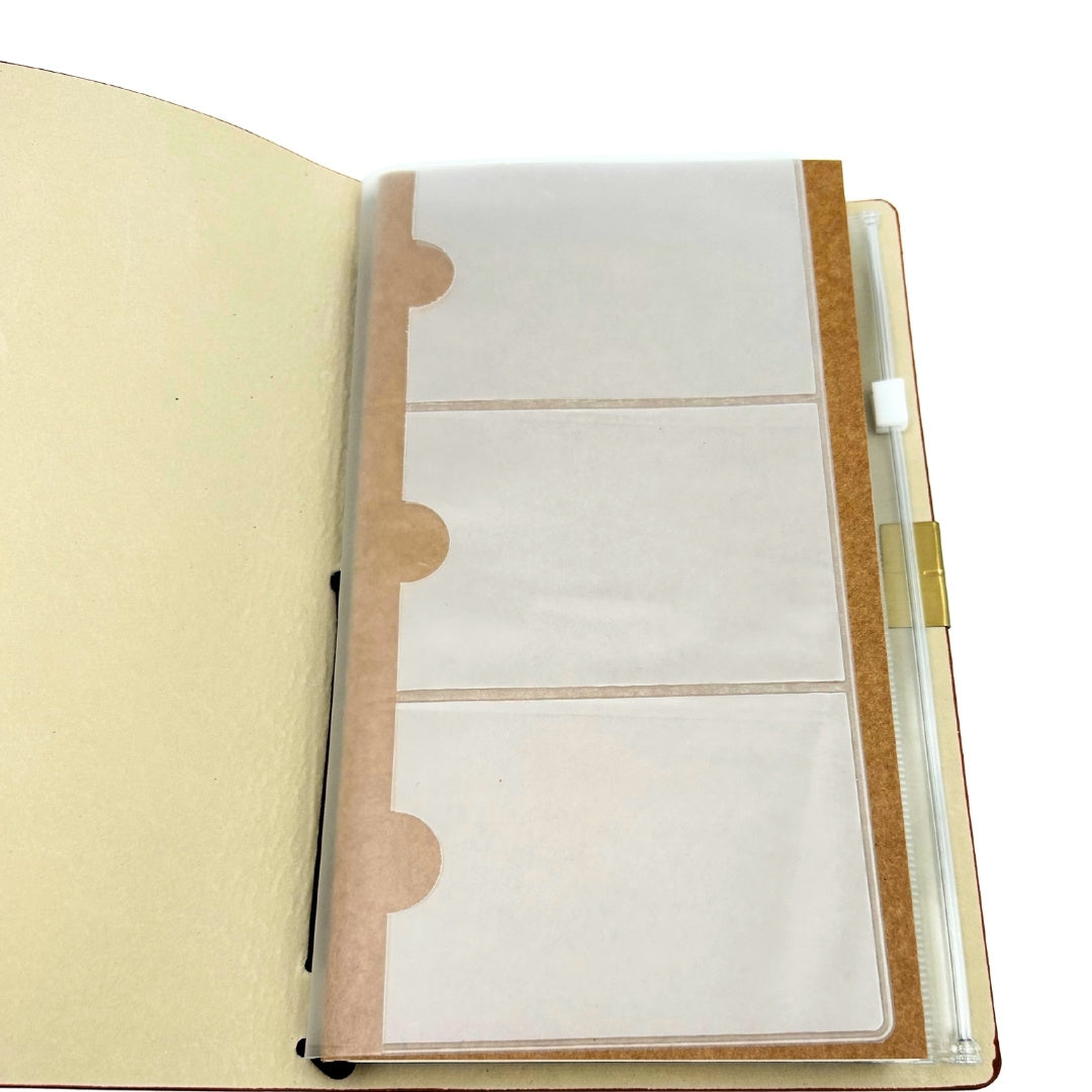 Carnet de călătorie din piele cu gravură personalizată