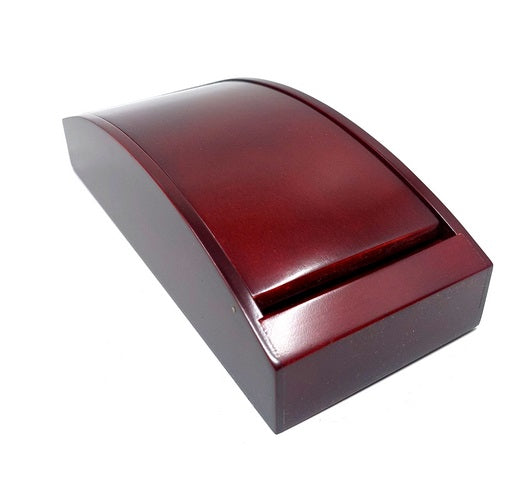 Cutie personalizată din lemn 21 x 9 x 5,5 cm, de culoare vișinie