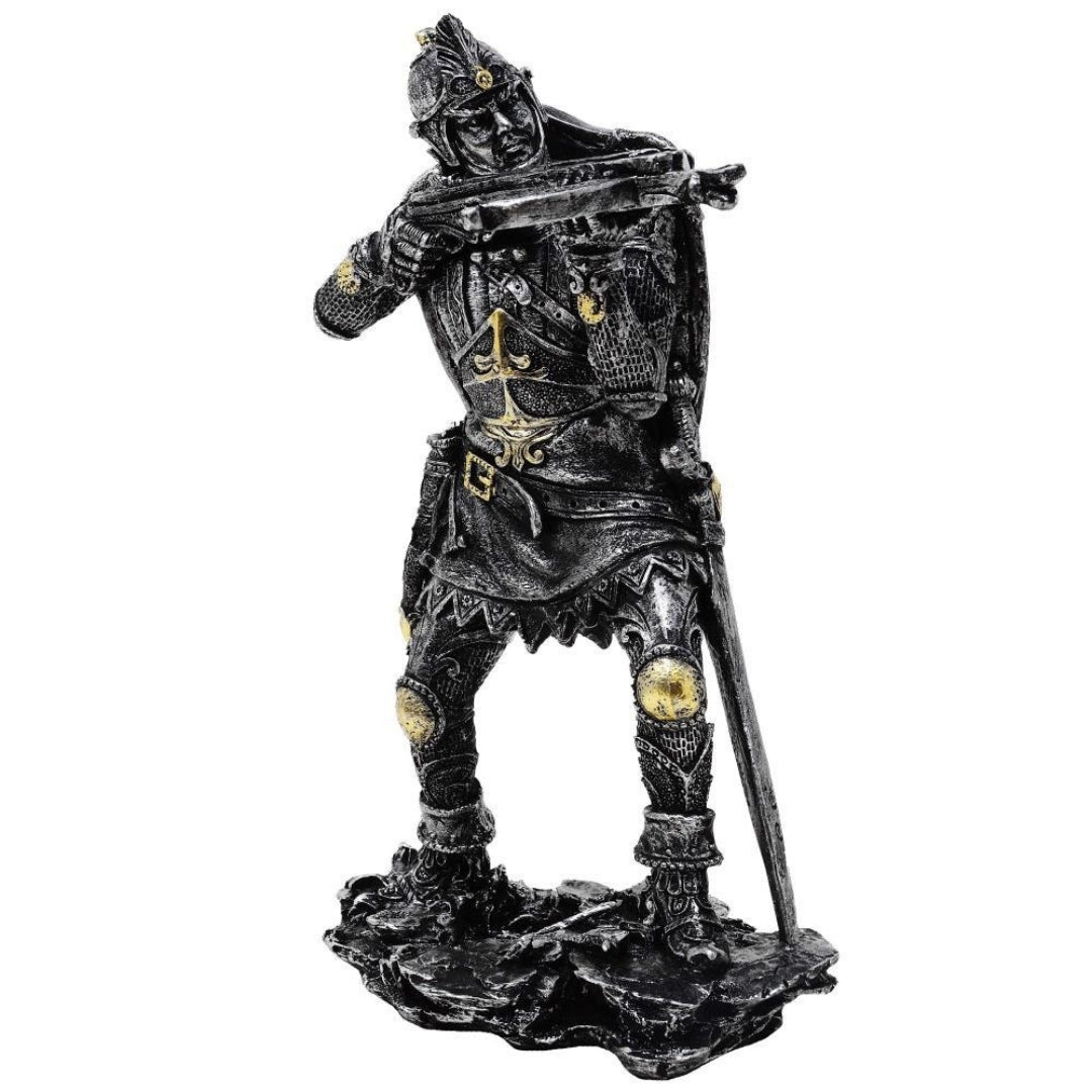 Figurină cavaler medieval cu arbaletă 20cm arbaletrier - cadou retro - MC-23151