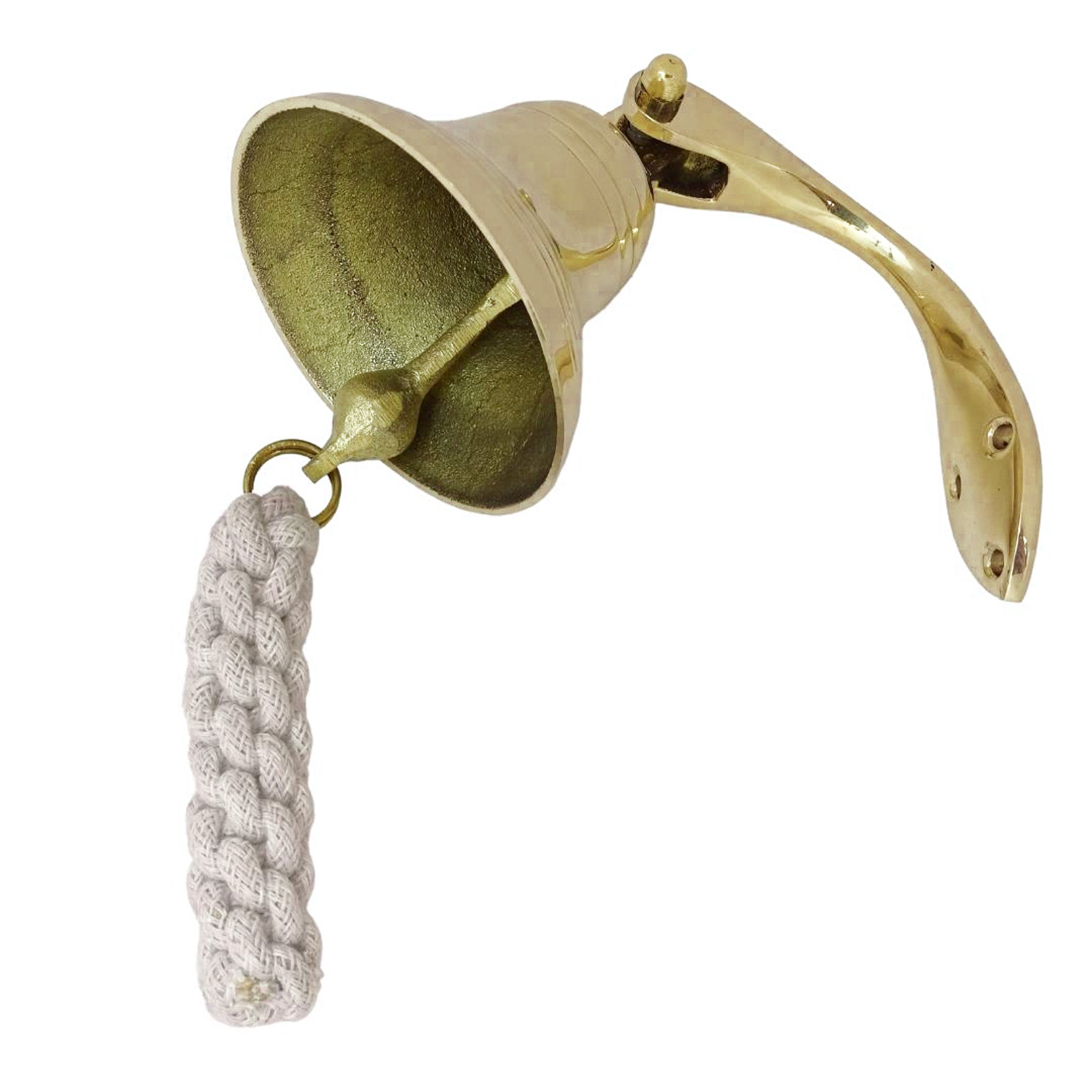 Clopot marinăresc din alamă HB36/4 cu diametrul de 10 cm, cu posibilitate de personalizare prin gravură