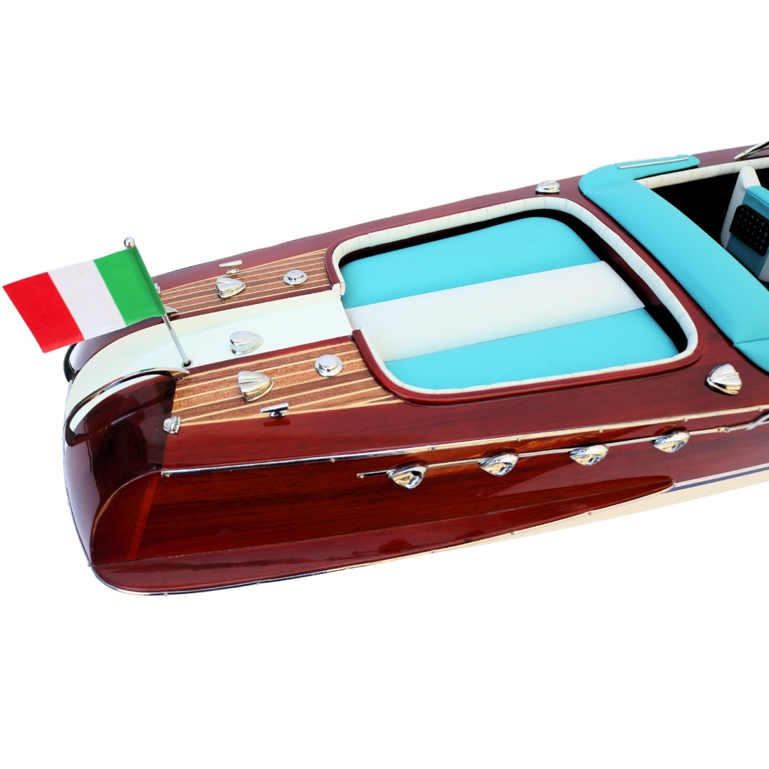 Ekskluzywny model motorówki Riva Aquarama 87cm z możliwością personalizacji grawerem