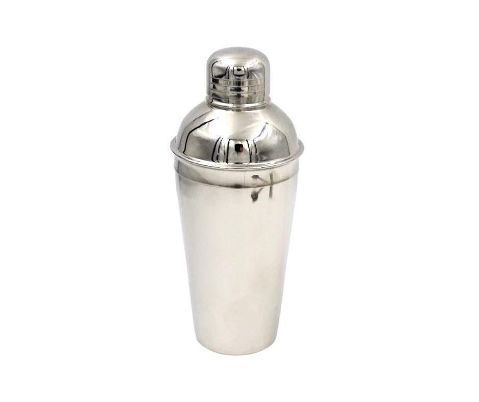 Set de barman Steel, 3 piese, cu posibilitate de personalizare prin gravură - shaker 750 ml, jigger 15/30 ml, strainer - cadou elegant pentru iubitorii de băuturi, oțel inoxidabil, culoare argintie