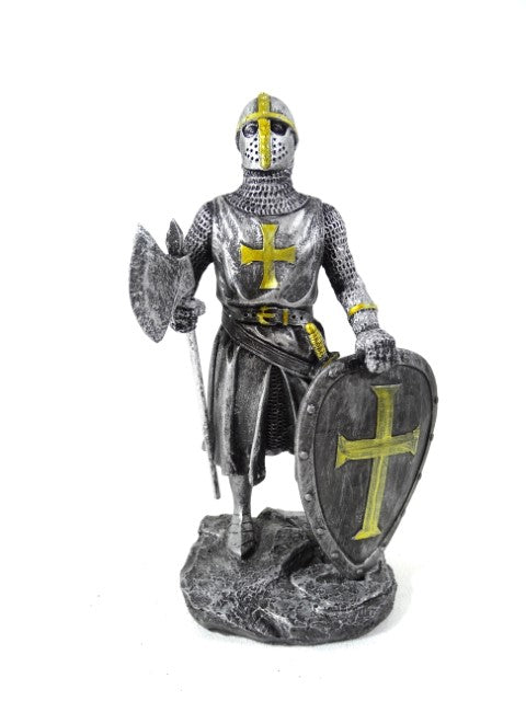 Figurină cavaler - cruciat 18cm, cu posibilitate de personalizare prin gravură