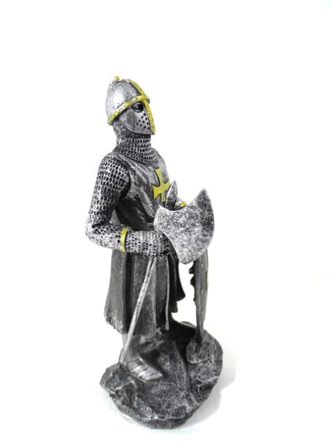 Figurină cavaler - cruciat 18cm, cu posibilitate de personalizare prin gravură