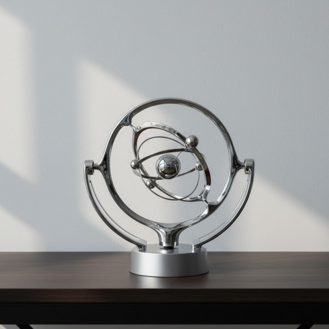 Pendul magnetic perpetuum mobile cu gravură