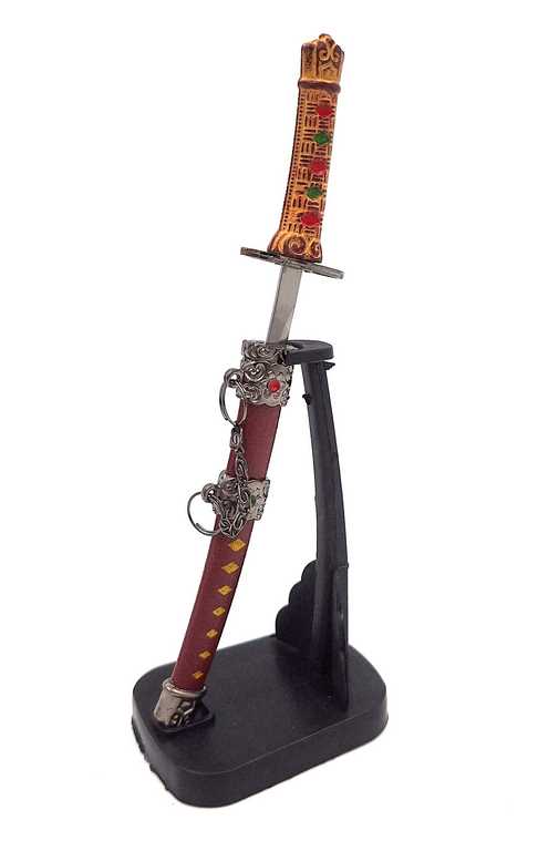 Katana - nóż do papieru SW-199 z możliwością personalizacji grawerem, idealny na prezent, wysokość 18 cm, dekoracyjna pochwa w zestawie