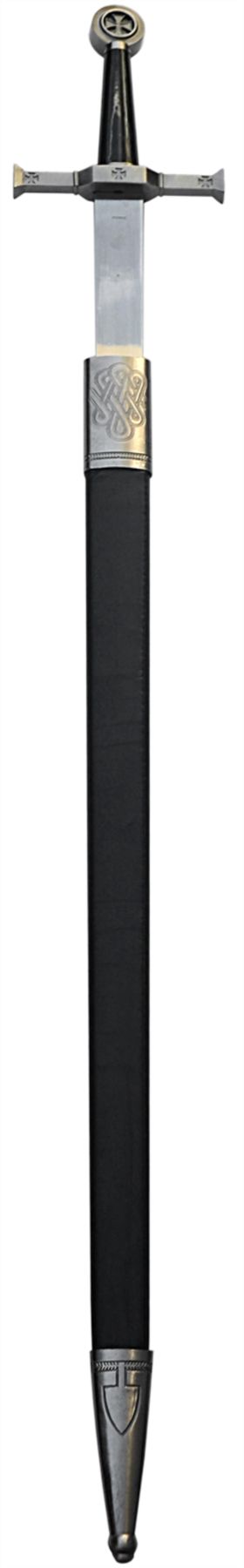 Stalowy Miecz Rycerski 84 cm w Pochwie - Replika SW-114 z Możliwością Personalizacji Grawerem