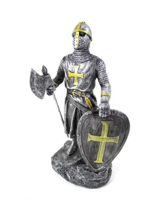 Figurină cavaler - cruciat 18cm, cu posibilitate de personalizare prin gravură
