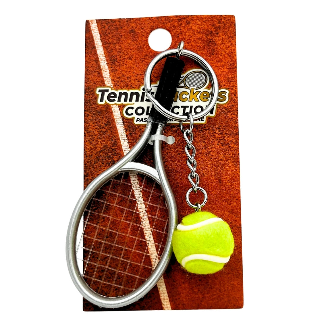 Breloc sportiv pentru chei rachetă de tenis cu posibilitate de gravare
