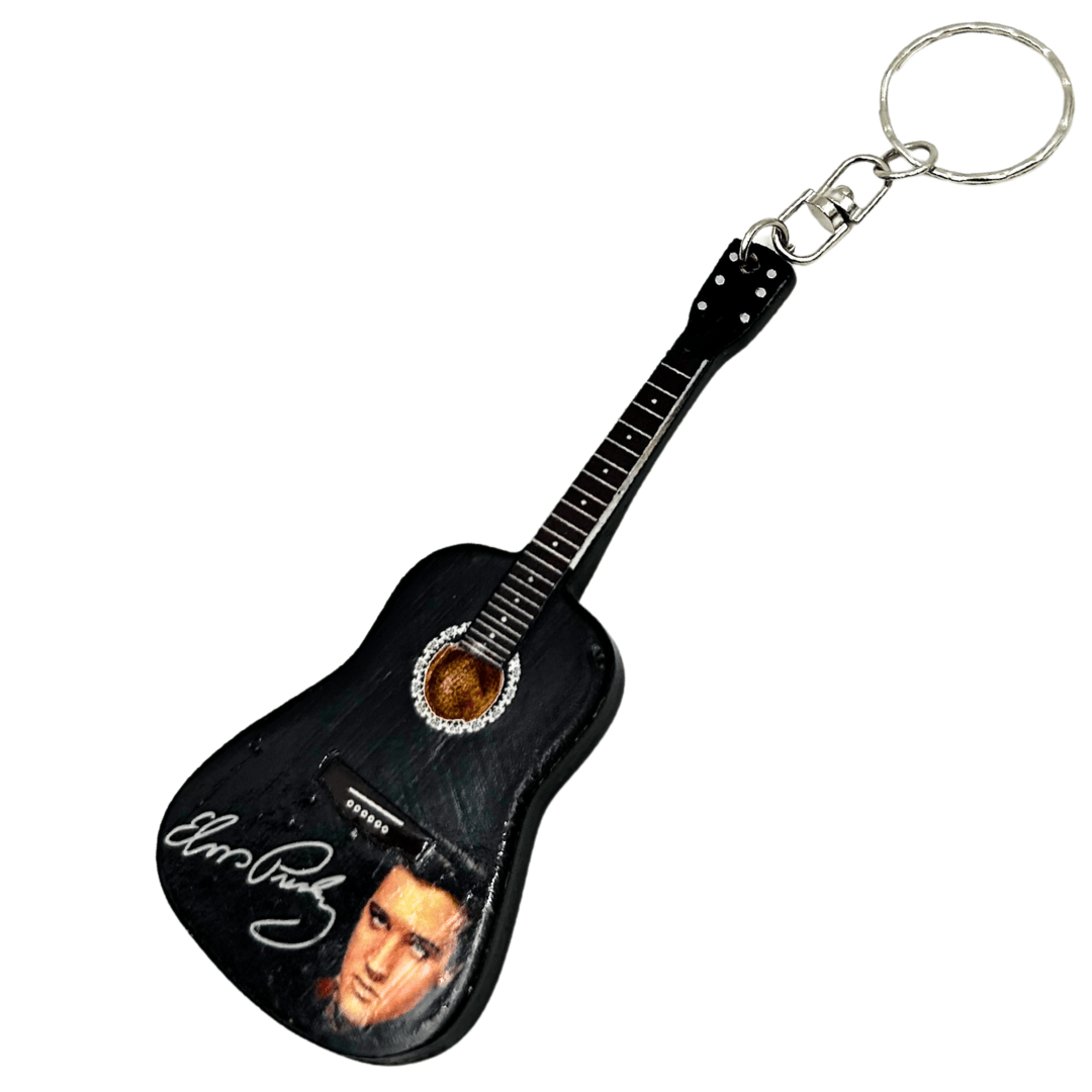 Breloc chitară Elvis Presley Tribute cu gravură