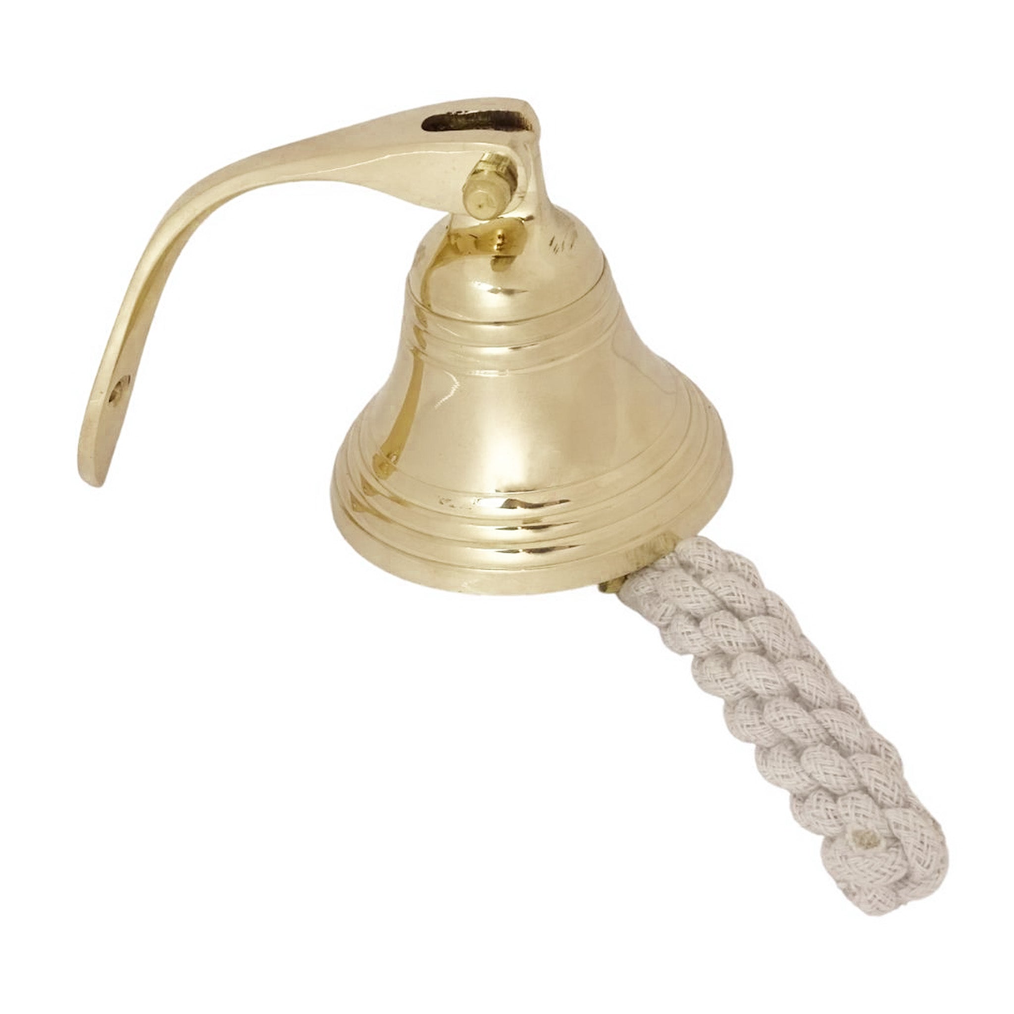 Clopot marinăresc din alamă HB36/4 cu diametrul de 10 cm, cu posibilitate de personalizare prin gravură
