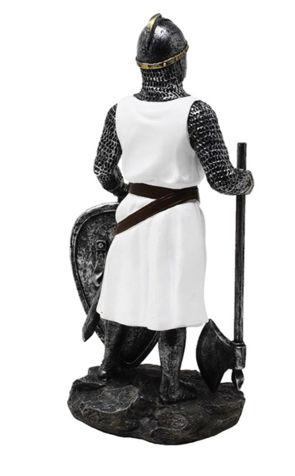 Figurină Cavaler Templier 18,5 cm din poliresină, cu posibilitate de personalizare prin gravură