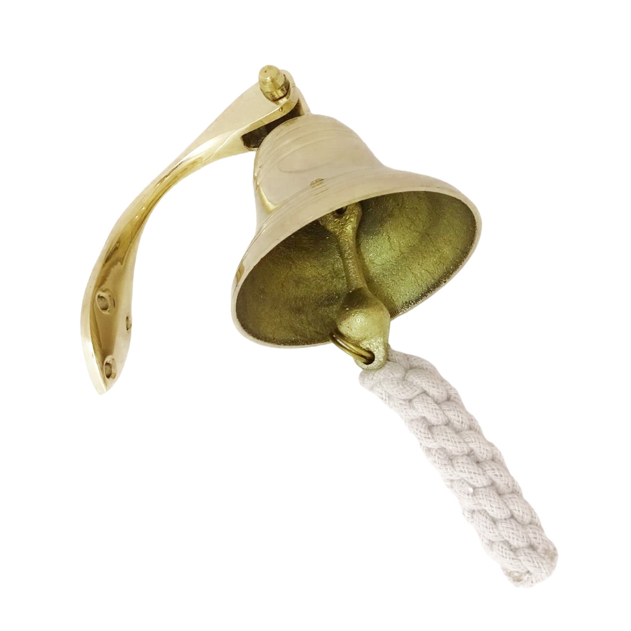 Clopot marinăresc din alamă HB36/4 cu diametrul de 10 cm, cu posibilitate de personalizare prin gravură