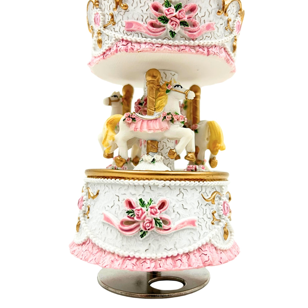 Carusel cutie muzicală pastel MP-333 cu gravură