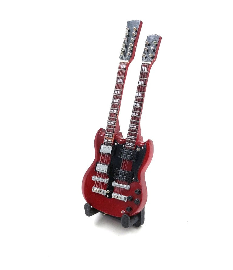 Mini chitară 15cm BMG-020 în stil Jimmy Page, cu posibilitate de personalizare prin gravură