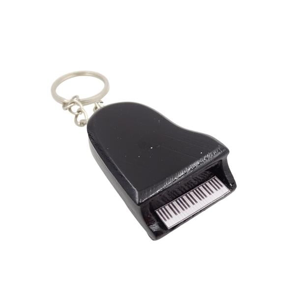 Breloc de colecție pian clasic ECK-0863 cu gravură personalizată – accesoriu elegant negru, cadou pentru iubitorii de muzică clasică și pianiști