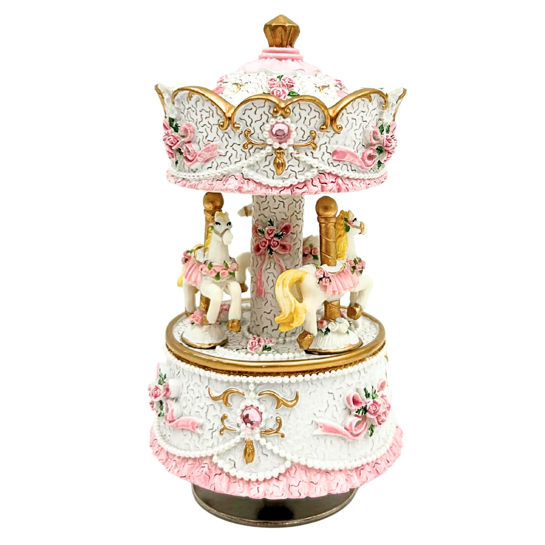 Carusel cutie muzicală pastel MP-333 cu gravură