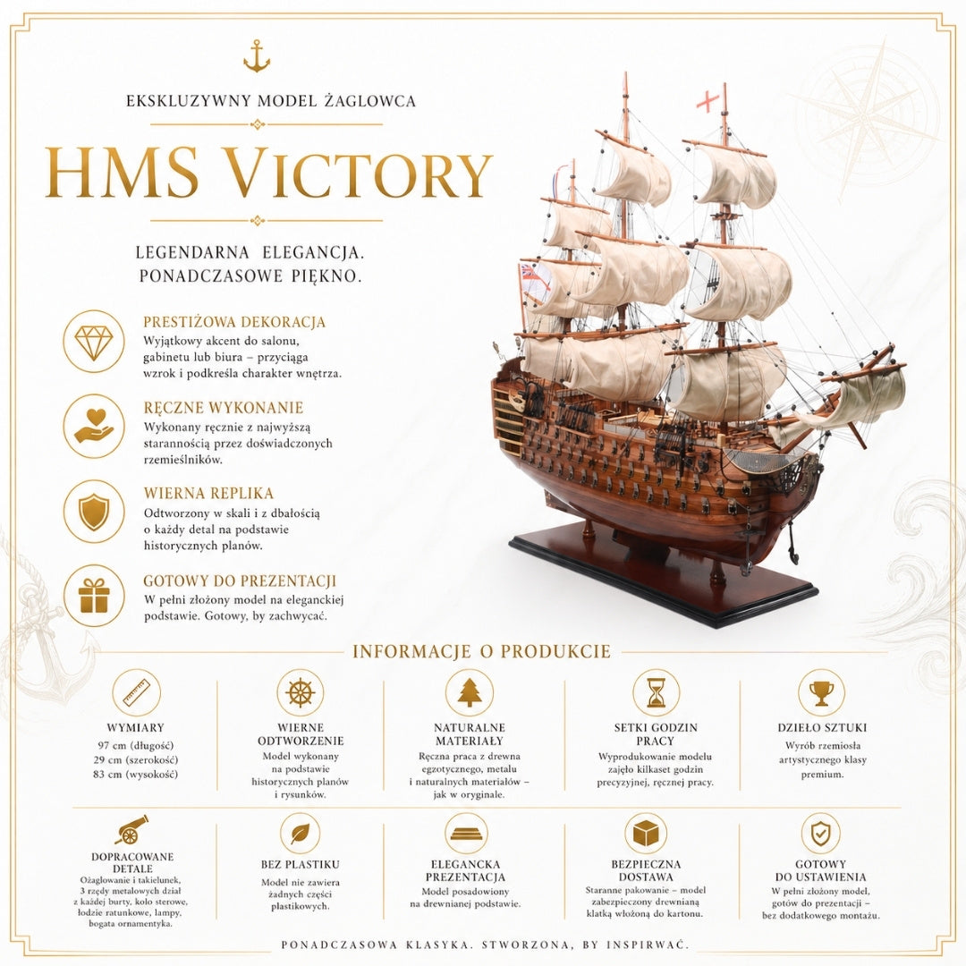 Model exclusivist de velier HMS Victory VIC80R