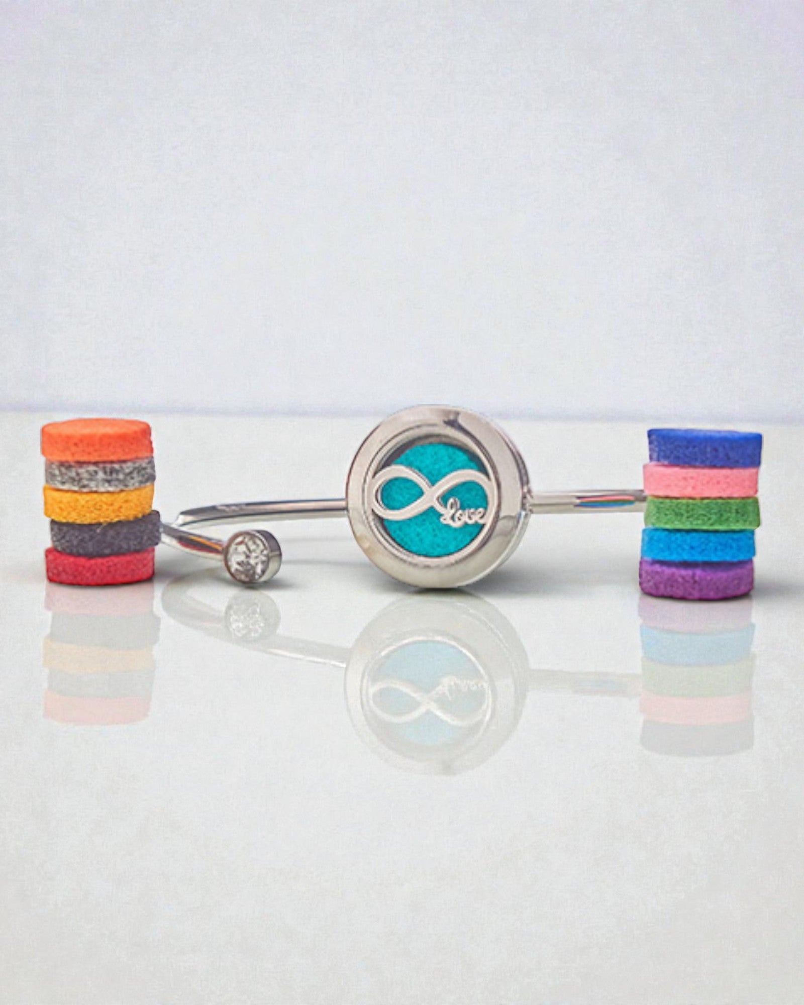 Brățară Aromalife Iubire veșnică – Medalion pentru parfum Iubire infinită 20 mm