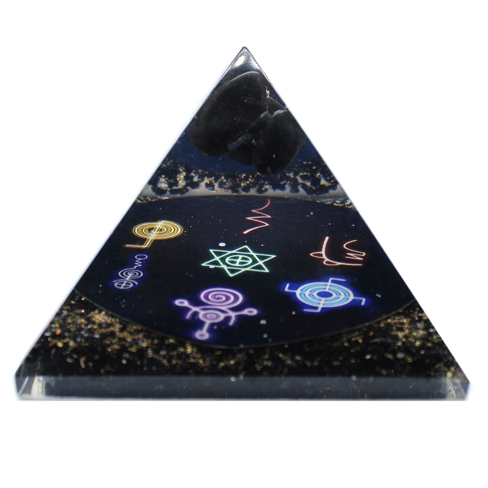 Piramidă orgonitică Midnight Reiki