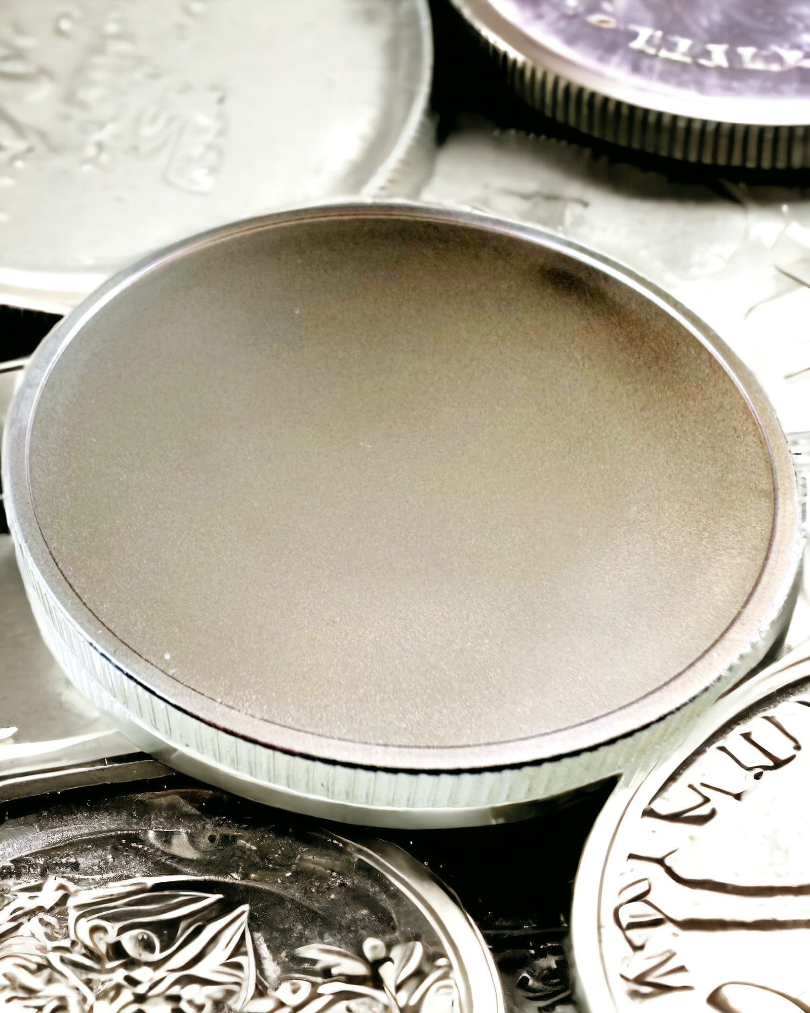 Pusta Moneta Wyzwania z Możliwością Personalizacji Grawerem – Kolekcjonerska, 40mm, cztery modele