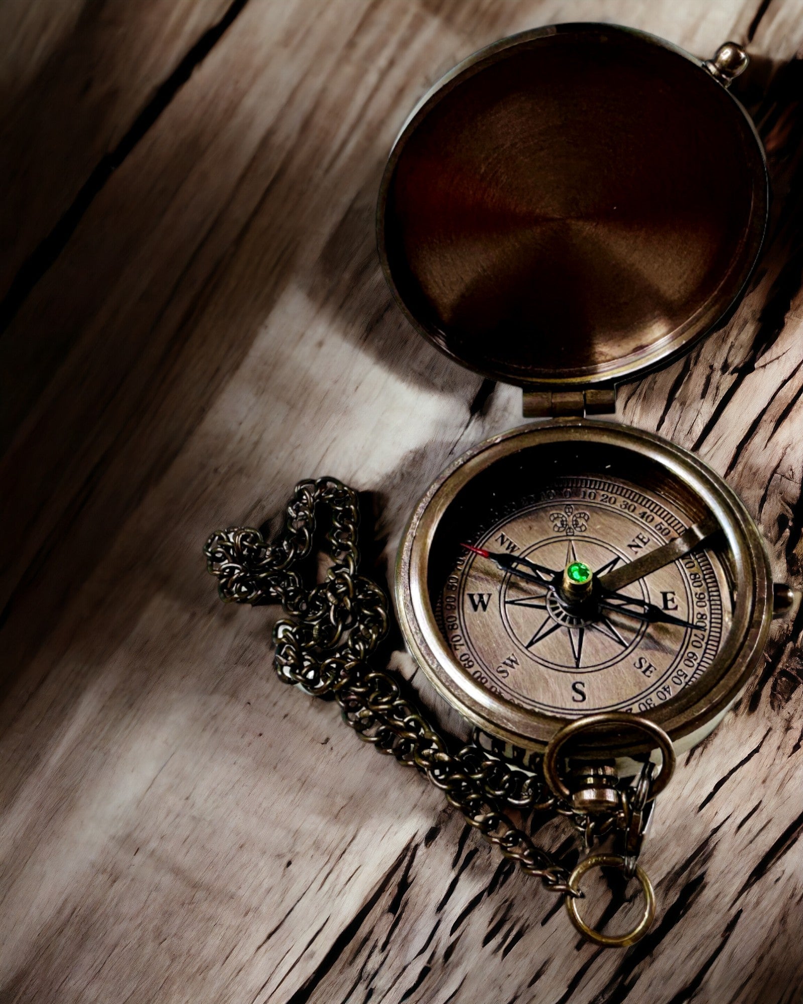 Kompas Indyjski Odysseus – Retro Eksploratora Perełka - posibilitate de gravare