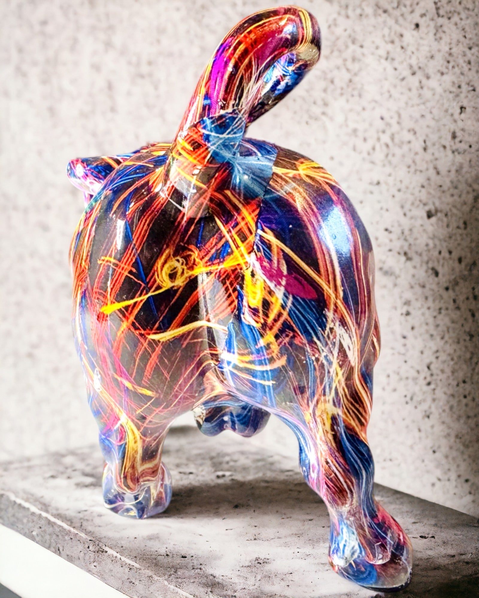 Sculptură Decorativă Taur "BullArt" – Artă Unică cu Opțiune de Gravare - 4 variante de culoare, pentru cadou personalizat