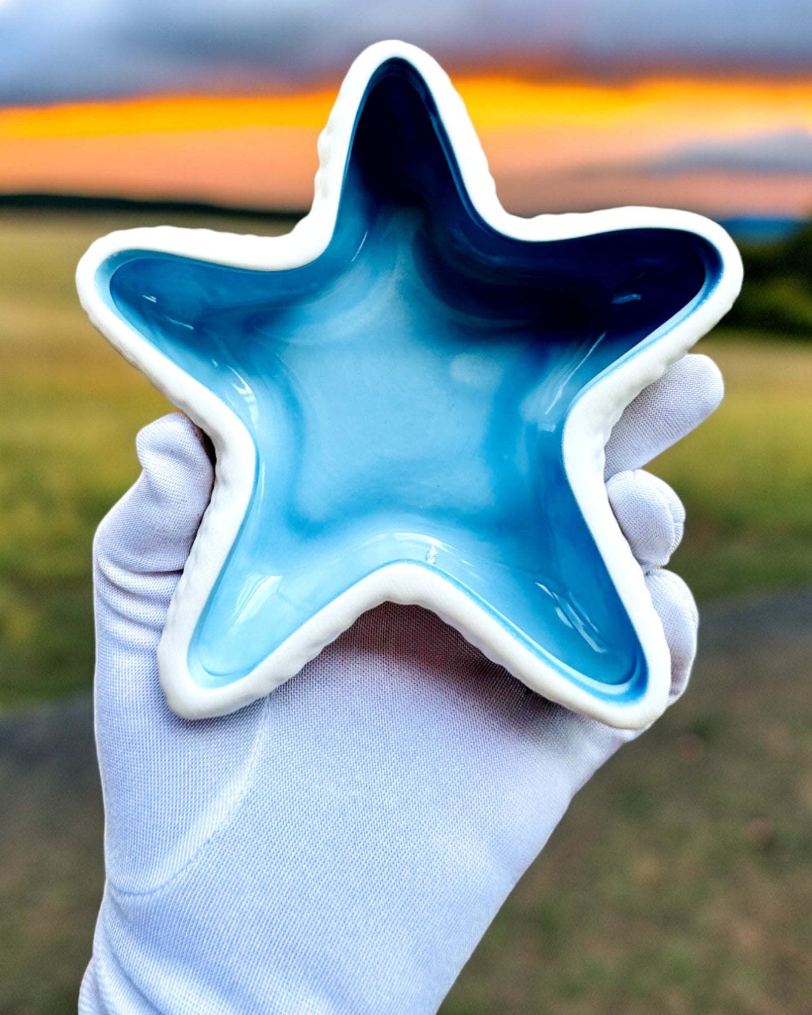 Bol Ceramic "Strălucirea Stelelor" - 14 cm lățime - pentru cadou, personalizare cu gravură
