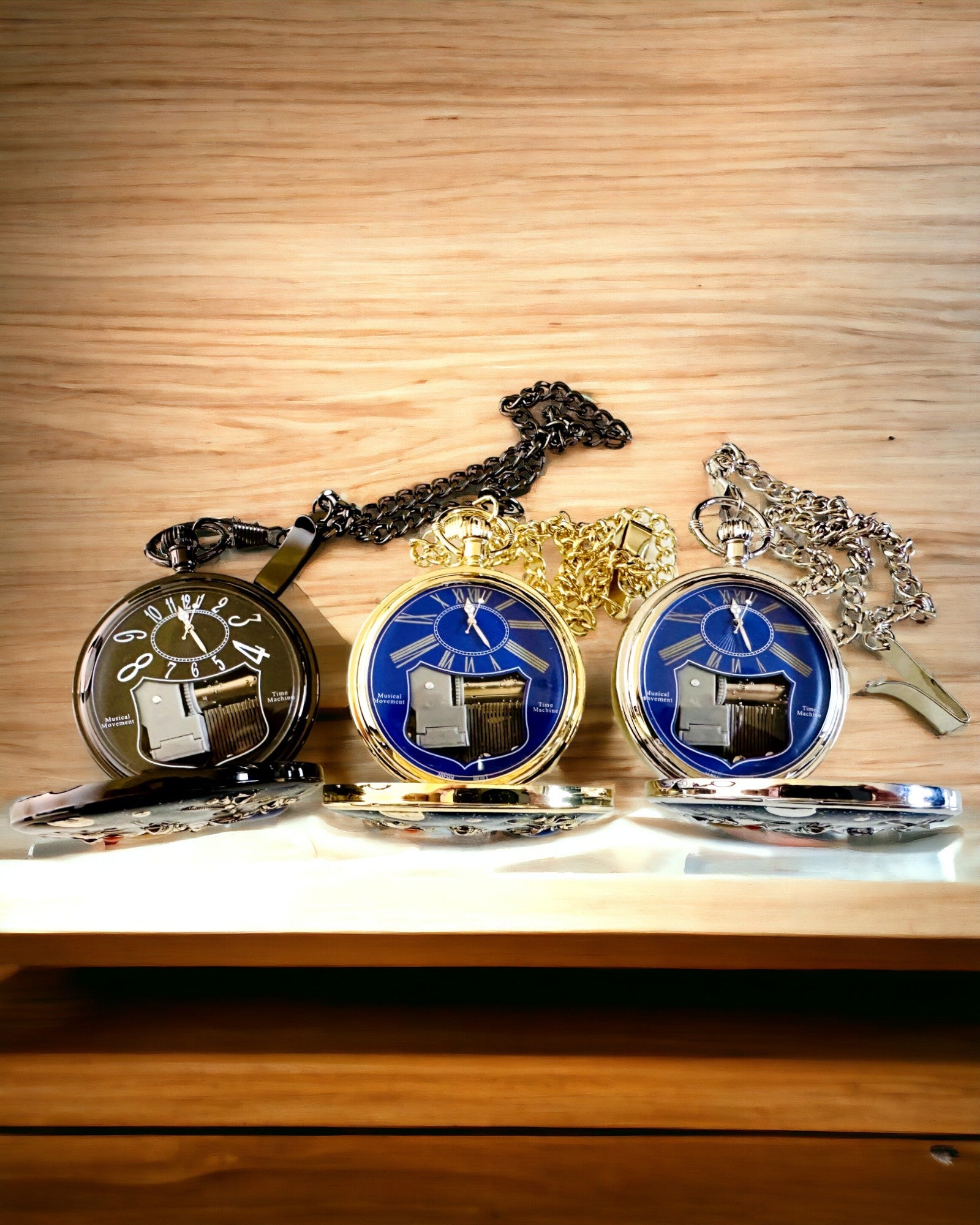 Ceas de buzunar "Astrum Temporis" - Ramă argintie. Posibilitate de personalizare cu gravură