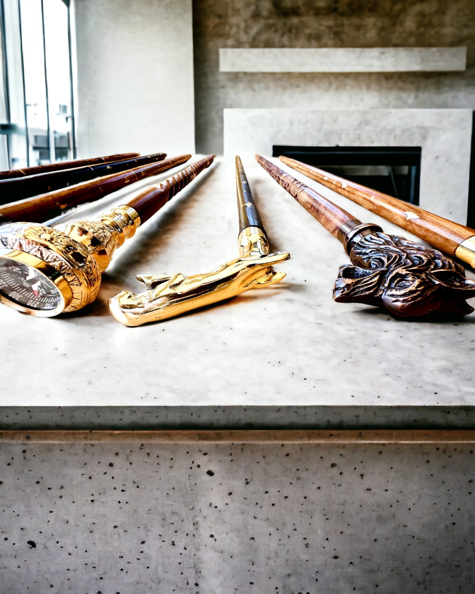 Baston de plimbare „Jaguar Elegance” din lemn de mango - posibilitate de personalizare cu gravură