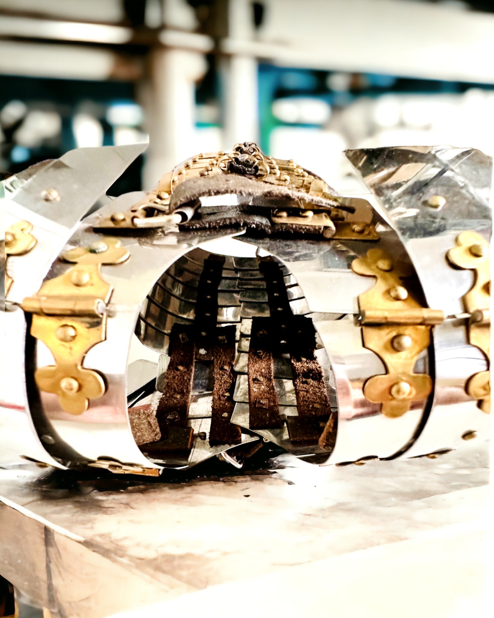 Armura Războinicului Urban - Lucrată Manual, Posibilitate de Gravare, Înălțime Aproximativ 40 cm