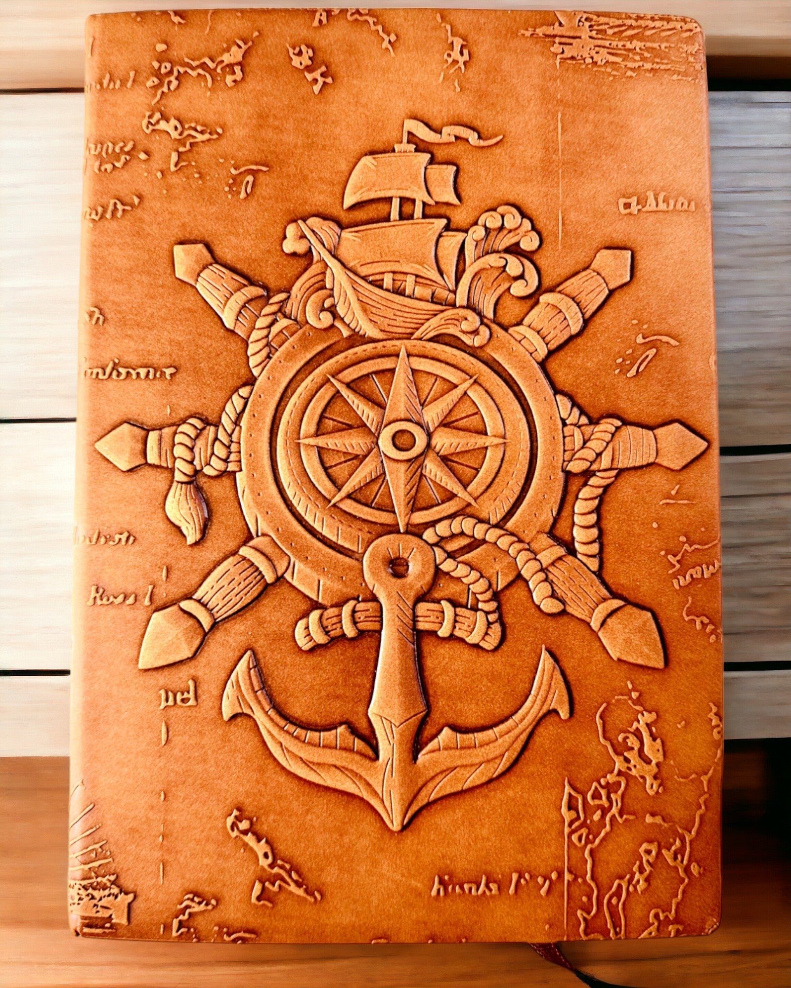 Caiete cu tematică nautică „Nautica” cu opțiune de personalizare prin gravură, pentru cadou