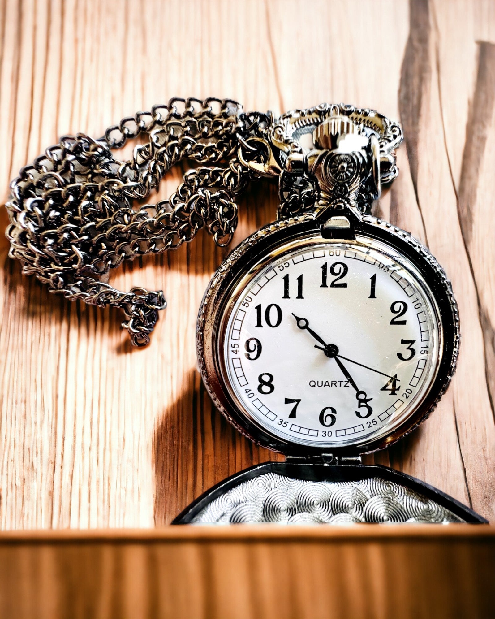 Ceas de Buzunar Elegant Pasiune pentru Motociclete, posibilitate de personalizare cu gravură