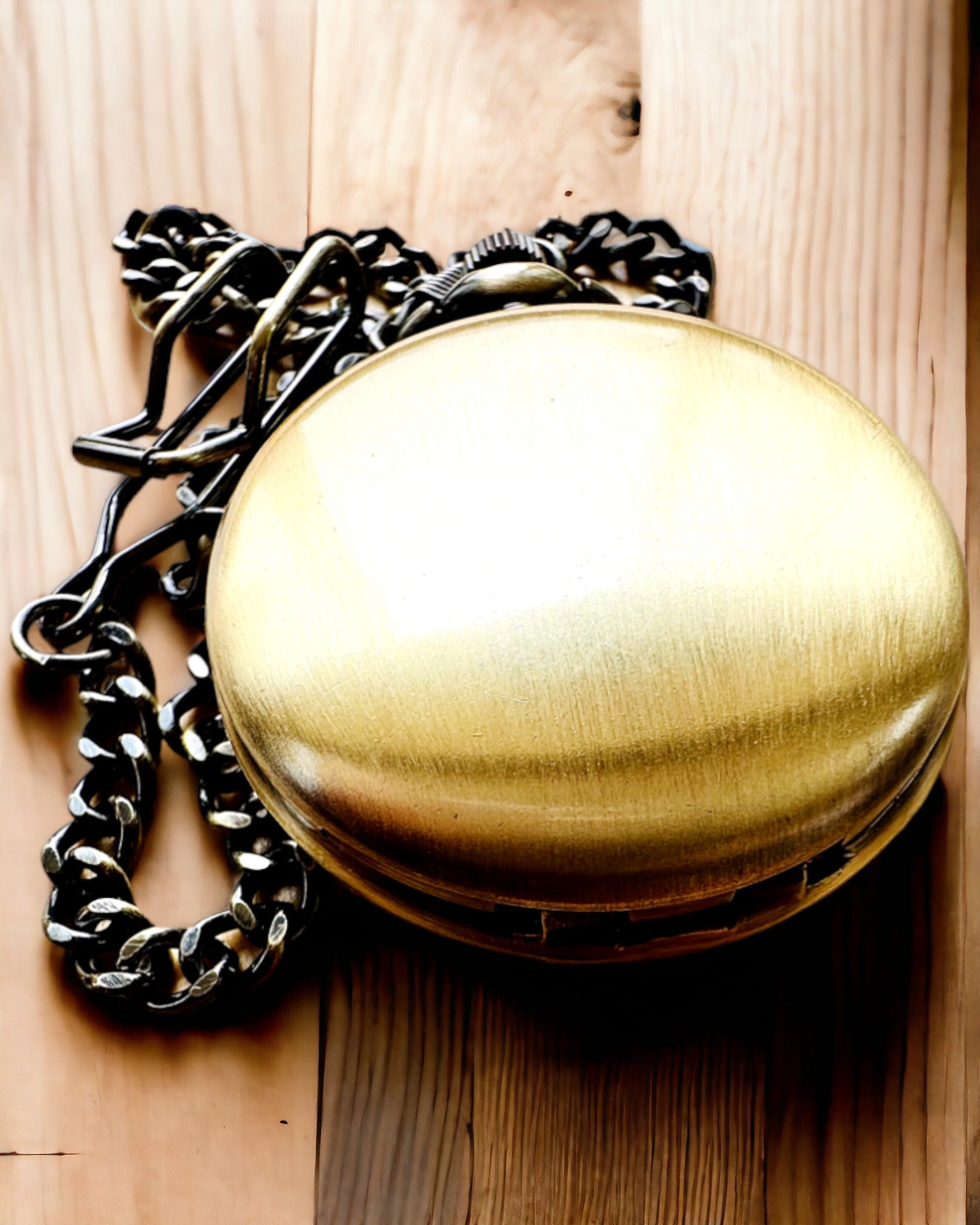 Ceas de buzunar clasic "Vintage Elegance", culoare aurie, posibilitate de personalizare cu gravură