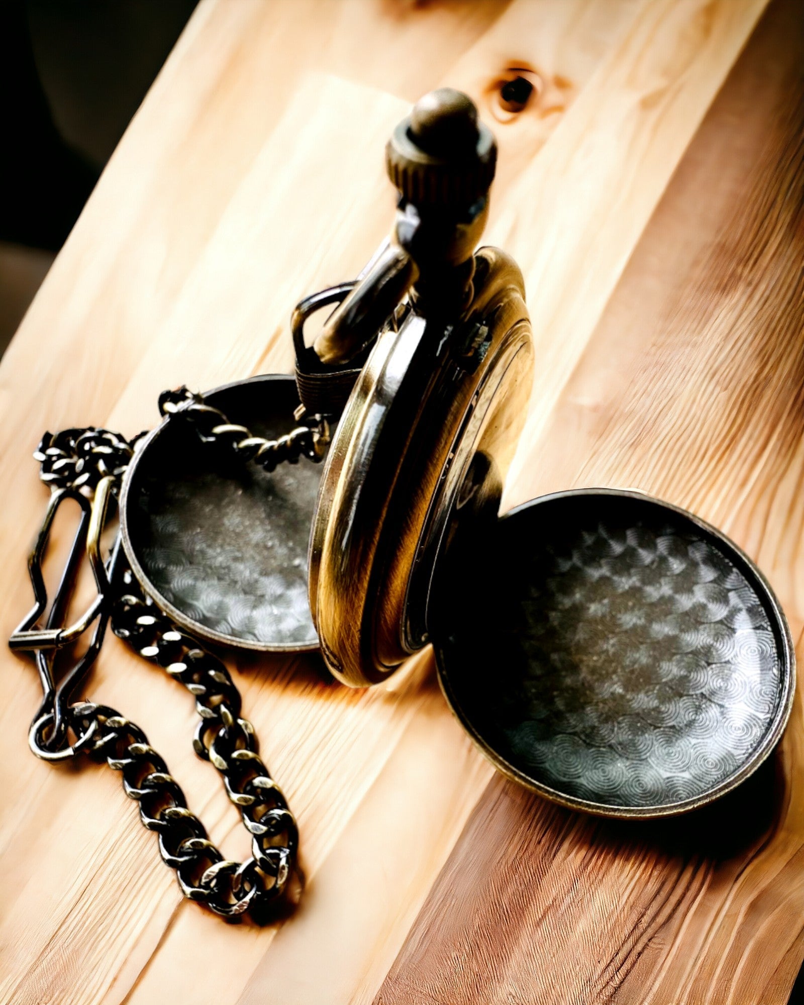 Ceas de buzunar clasic "Vintage Elegance", culoare aurie, posibilitate de personalizare cu gravură