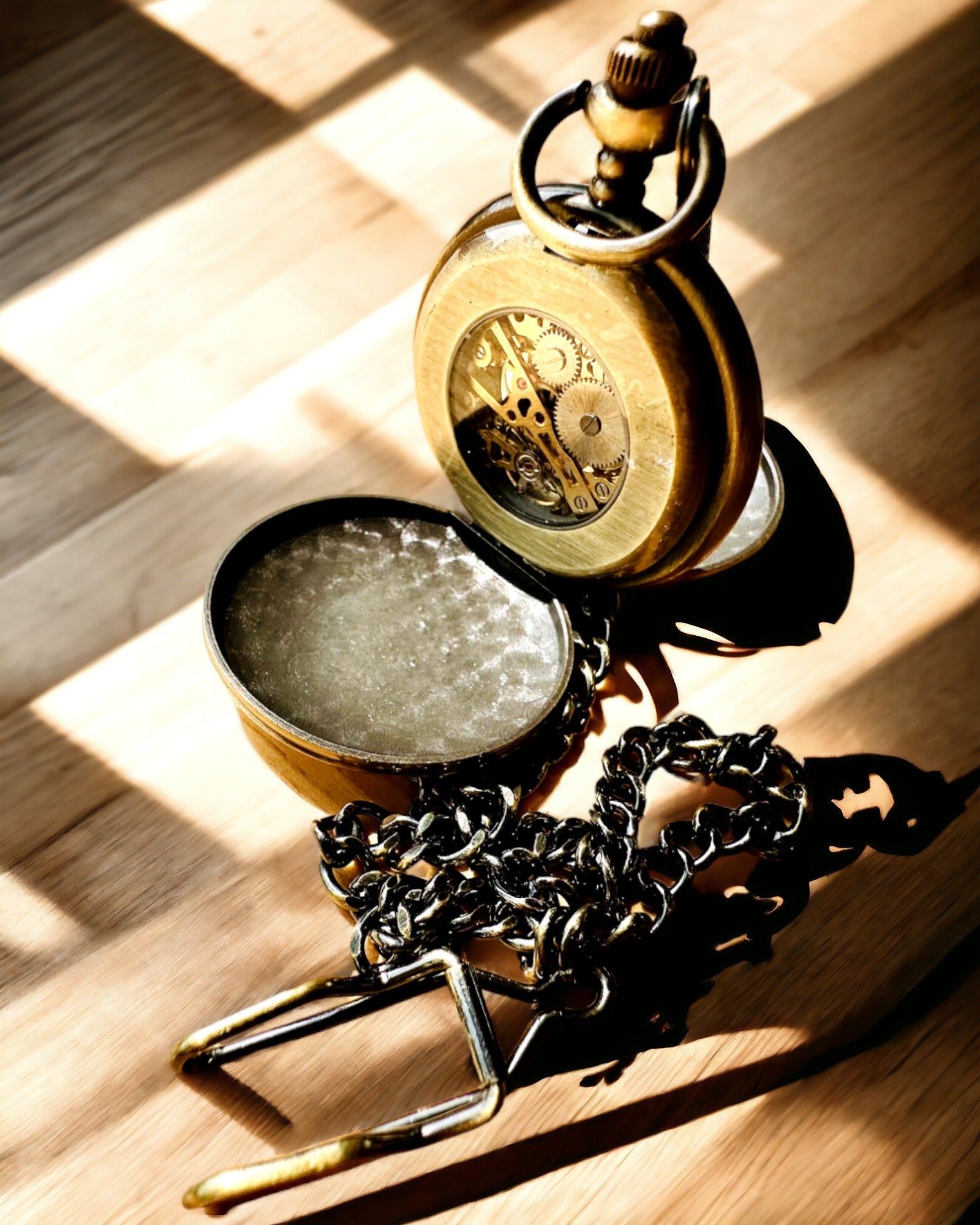 Ceas de buzunar clasic "Vintage Elegance", culoare aurie, posibilitate de personalizare cu gravură